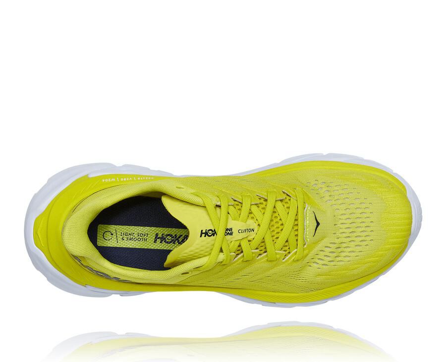 Chaussure Running Hoka One One Clifton Edge Femme - Fluorescente - OVN-381592